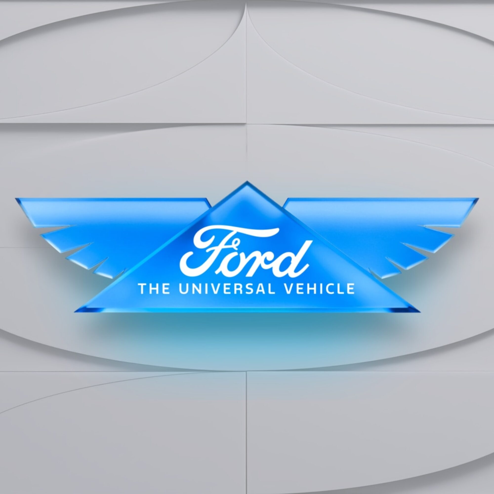 El logotipo de Ford para su nueva plataforma de eléctricos